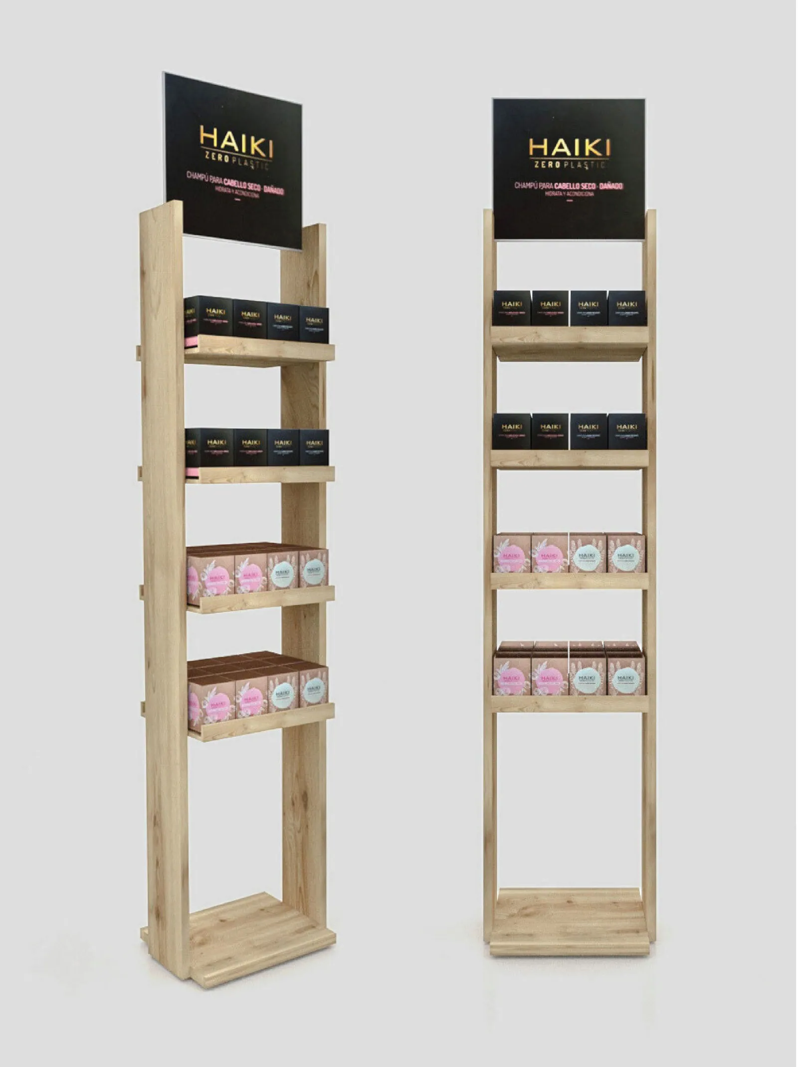 Floorstand de cartón de Haiki