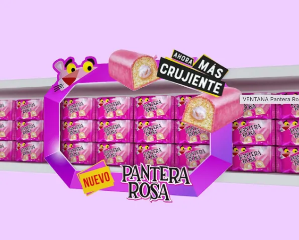 Display de lineal de Pantera Rosa