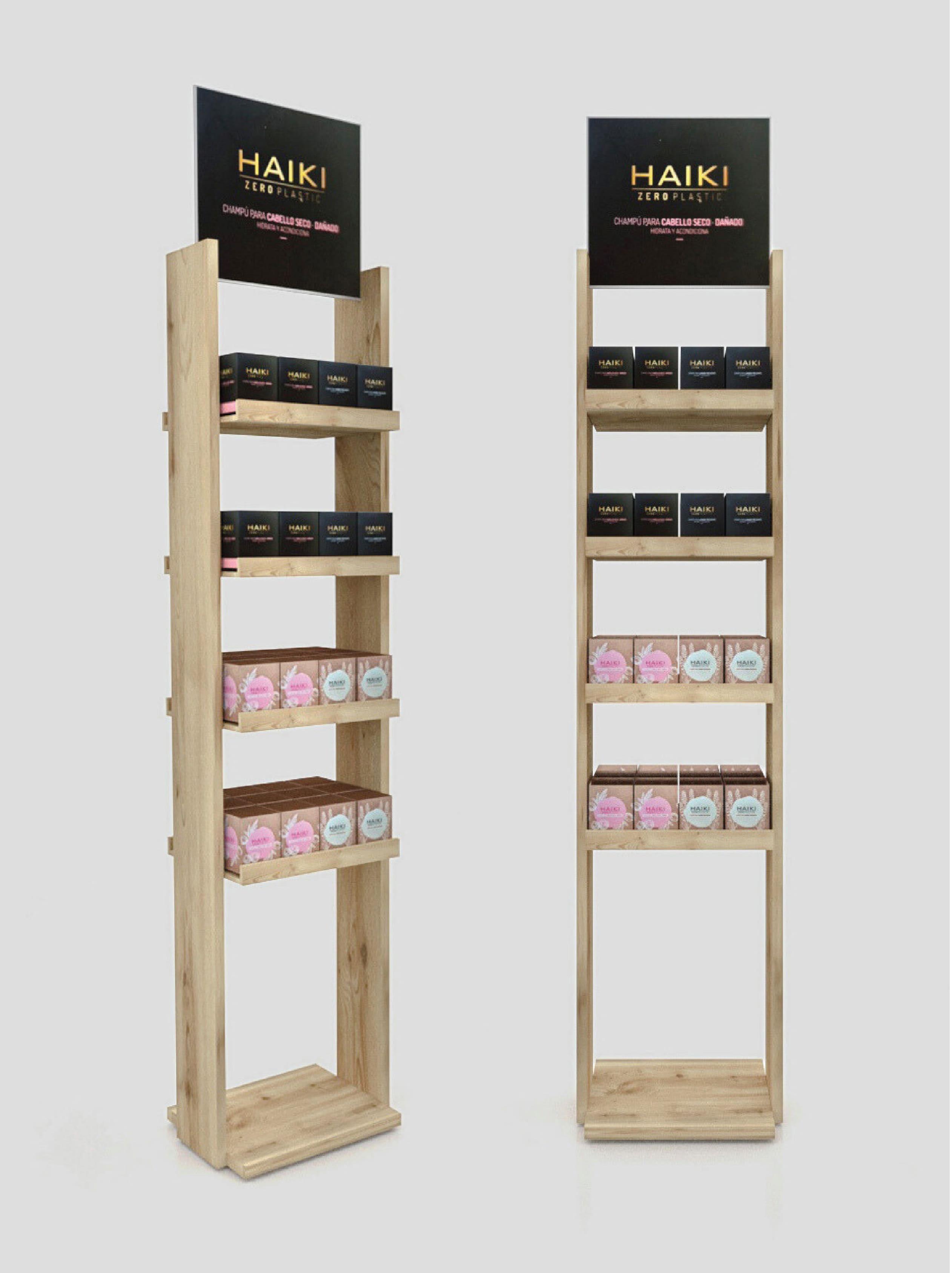 Floorstand de cartón de Haiki